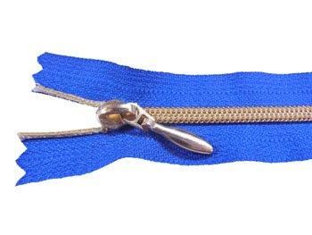 YKK 3C メタリオンファスナー 20cm col.918 青