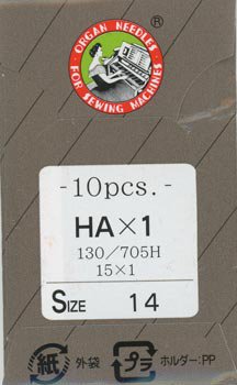 オルガンミシン針 HAx1 #14 中厚地用 10本入