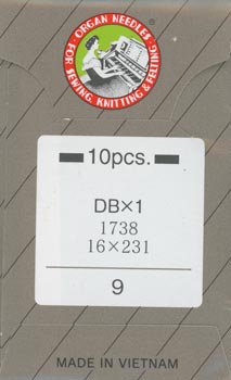 オルガンミシン針 DBx1 #9 薄地用　職業用・工業用ミシン専用