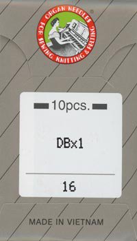 オルガンミシン針 DBx1 #16 厚地用　職業用・工業用ミシン専用