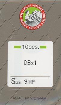 オルガンミシン針 DBx1 #9HP スーパー化繊用薄地用　職業用・工業用ミシン専用