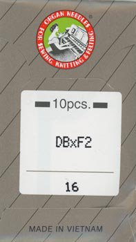 オルガンミシン針 DBxF2 #16 レザー用ミシン針 職業用・工業用ミシン専用