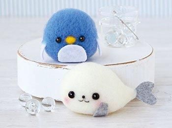 ハマナカ マルからつくるキット あざらし＆ペンギン H441-415
