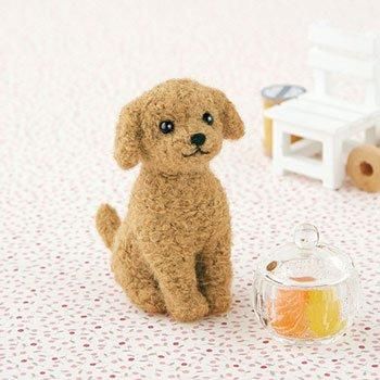 ハマナカ 羊毛フェルトキット トイプードル H441 421 通販 フェルト手芸の店 もりお