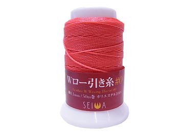SEIWA ダブルロー引き糸 ピンク #0/50m巻