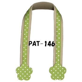 ■廃番■ イナズマ アクリルテープ&合成皮革 持ち手 手さげタイプ PAT-146