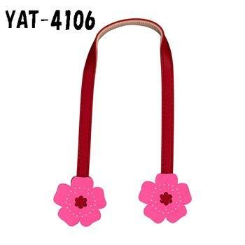 ■廃番■ イナズマ アクリルテープ&合成皮革 持ち手 手さげタイプ YAT-4106