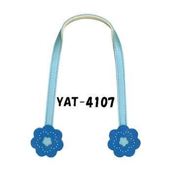 ■廃番■ イナズマ アクリルテープ&合成皮革 持ち手 手さげタイプ YAT-4107