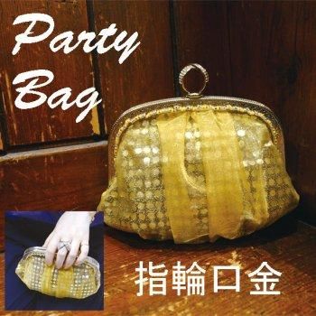 ■廃番■ inazuma 口金 BK-1801 くし型縫い付け指輪 がま口