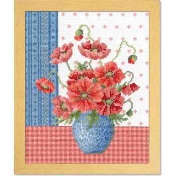 今 話題 の 人気 商品 ハンドメイド クロスステッチ完成品 パンジー 花 刺繍 クラフト・布製品