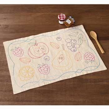 オリムパス 刺し子キット フルーツ SK-344 通販｜手芸の店 もりお！