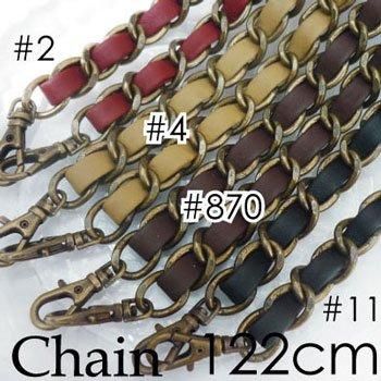 イナズマ バッグ用 ナスカン付 チェーン 120cm BK-127S