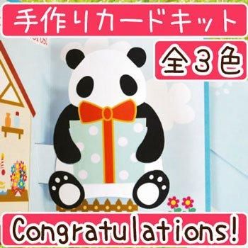 ■廃番■ 購入不可|イナズマ 飛び出す お祝いカードキット GC-12C