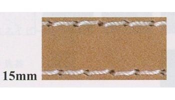 イナズマ 革ステッチテープ 15mm幅×10m KSTD-15