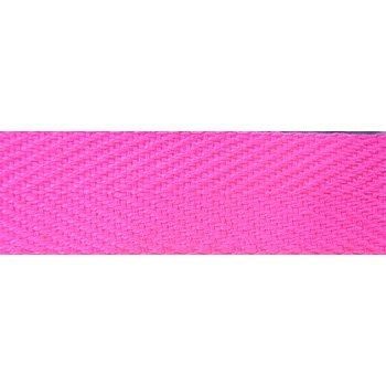 ハイバンド カラー綾テープ 20mm幅 col.37 蛍光ピンク