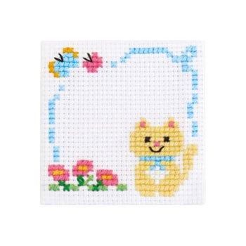 4971451176872】オリムパス 刺繍キット クロスステッチ ネコのお