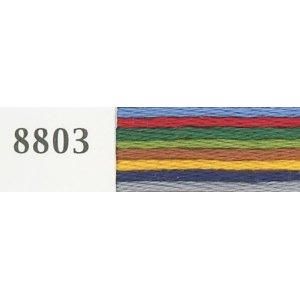 【4971451293944】オリムパス刺繍糸 25番 8色 カラフル 8803