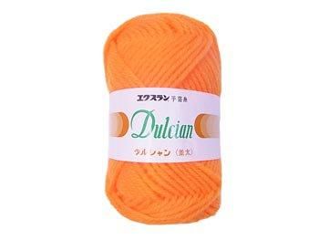 【4979738258068】横田 ダルマ毛糸 ダルシャン 並太 col.6 オレンジ