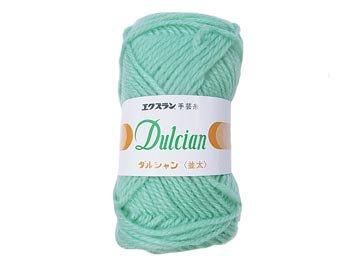 【4979738258082】横田 ダルマ毛糸 ダルシャン 並太 col.8 ミントグリーン