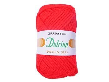 【4979738258181】横田 ダルマ毛糸 ダルシャン 並太 col.18 赤
