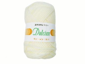 【4979738258259】横田 ダルマ毛糸 ダルシャン 並太 col.25 クリーム