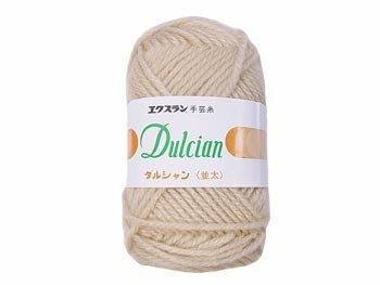 【4979738258297】横田 ダルマ毛糸 ダルシャン 並太 col.29 薄ベージュ