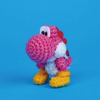amiibo あみぐるみヨッシー ピンク、水色 2体セット 円く