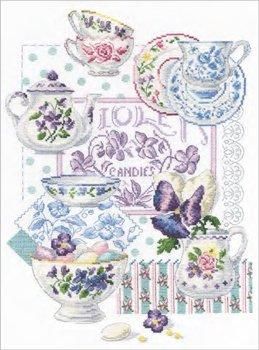 DMC ƥåå CROCKERY AND VIOLETS BK769