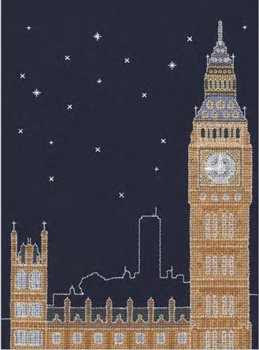 ■廃番■ 購入不可｜DMC 刺繍キット LONDON BY NIGHT BK1723