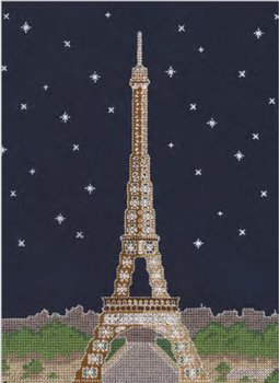 ■廃番■ 購入不可｜DMC 刺繍キット PARIS BY NIGHT BK1725