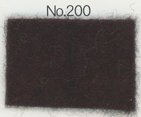エコライフ フェルト 20cm×20cm No.200 黒 10枚