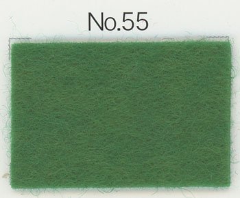 エコライフ フェルト 20cm×20cm No.55 緑 10枚