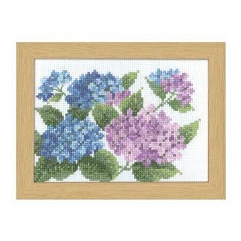 オリムパス 刺繍キット クロスステッチ 木製フレーム付 6月