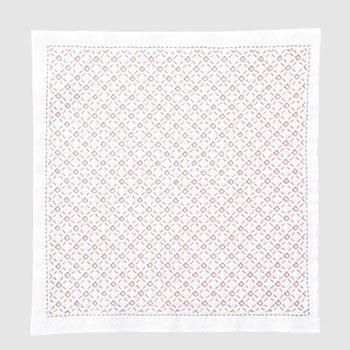 オリムパス 花ふきん 刺し子キット チェック SK-384 通販｜手芸