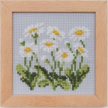 コスモ 刺繍キット デイジー No.881 フレーム付 クロスステッチ