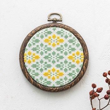 コスモ 刺繍キット プチフレームの壁飾り 花菱 No.2811 通販 コスモ 刺繍キット プチフレームの壁飾り 花菱 No.2811 通販