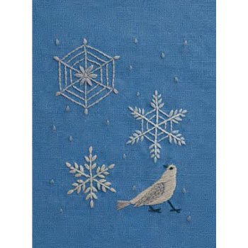 DMC 刺繍キット 雪の結晶 1月 JPT39 マカベアリス刺繍カレンダー