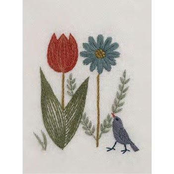 DMC 刺繍キット 春の道草 4月 JPT42 マカベアリス刺繍カレンダー DMC 刺繍キット 春の道草 4月 JPT42 マカベアリス刺繍カレンダー