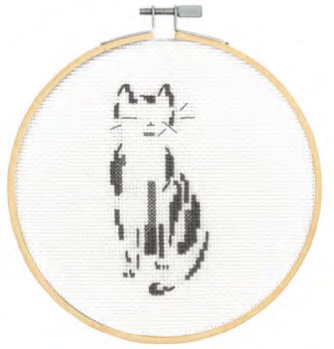 DMC ɽå Pensive Cat BK1881 CATS&DOGS ڻͲ1