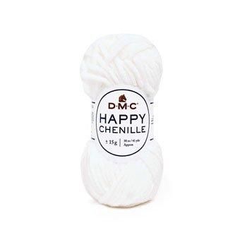 ڤ좣 Բġ20250206 DMC ӻ ϥåԡ ˡ HAPPY CHENILLE col.020 SNOWFLAKE