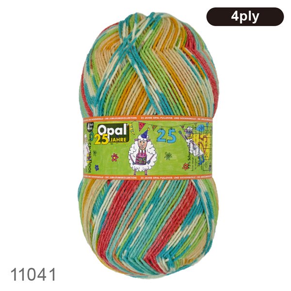 ֢ ԲġOpal ӻ Opal 25 Jahre ѡ 25ǯ˥С꡼쥯 4ply col.11041
 ڻͲ1
