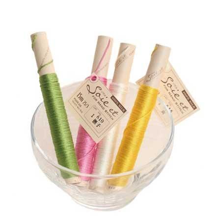 フジックス Soie et ソワエ 単色 25番手3本どり/15m 3本セット