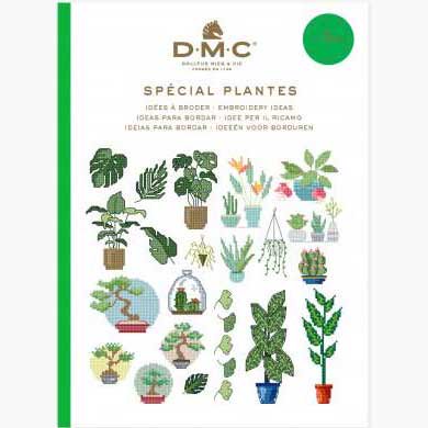 DMC  SPECIAL PLANTS ץ 15820/22 CROSS STITCH MINI BOOK