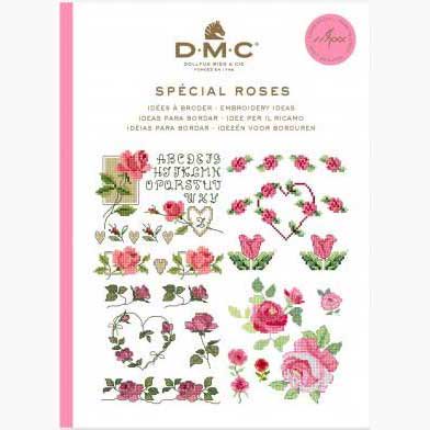 DMC  SPECIAL ROSES  15821/22 CROSS STITCH MINI BOOK