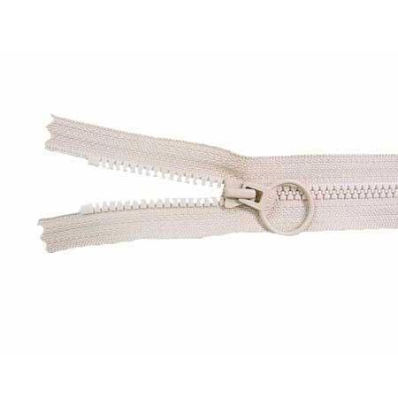 YKK リング付きファスナー 20cm ビスロン 3VS 止 DAUR2 col.572 薄ベージュ