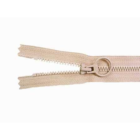 YKK リング付きファスナー 20cm ビスロン 3VS 止 DAUR2 col.573 ベージュ