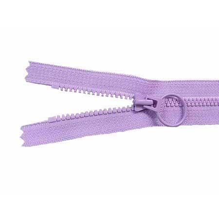 YKK リング付きファスナー 20cm ビスロン 3VS 止 DAUR2 col.553 藤色