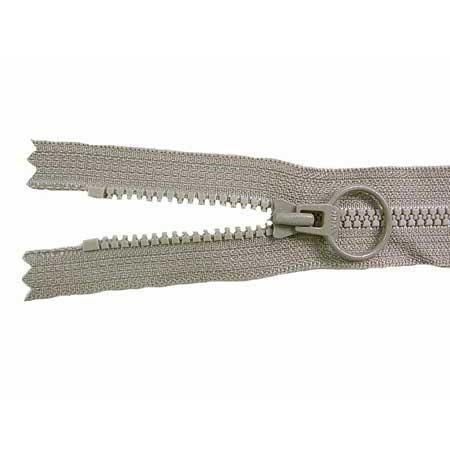 YKK リング付きファスナー 20cm ビスロン 3VS 止 DAUR2 col.181 グレイ