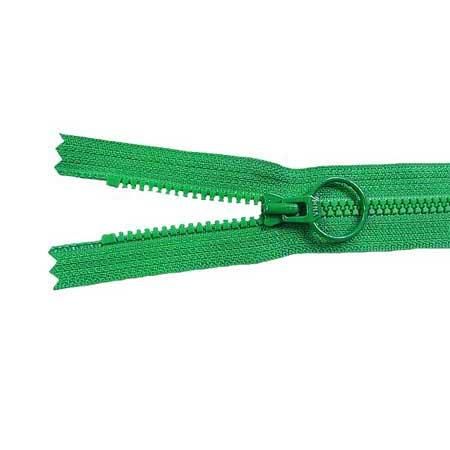 YKK リング付きファスナー 25cm ビスロン 3VS 止 DAUR2 col.540 緑