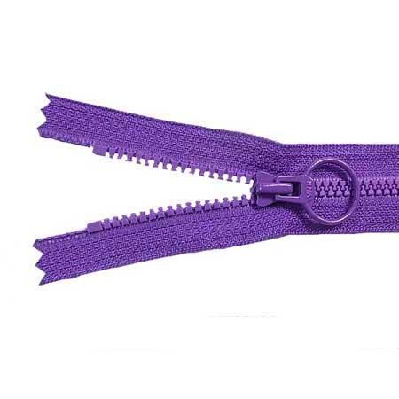 YKK リング付きファスナー 25cm ビスロン 3VS 止 DAUR2 col.218 パープル